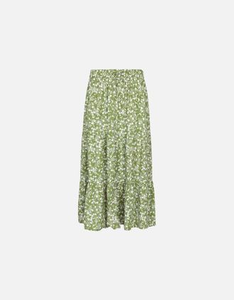 Mountain Warehouse Womens Mountain Warehouse Womens/Ladies Palermo Tiered Midi Skirt - Green - Size: 16/32in