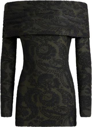 Etro Tops, Dames, Grijs, S, Long Sleeve Top