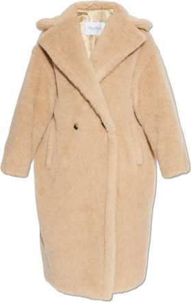 Max Mara Tedgirl Fur Coat - Dames - Mantel - Beige - L - Wol - Jassen