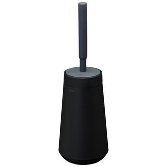 Tiger Tess Toiletborstelhouder met Swoop borstel flexibel Zwart Antraciet