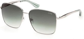 Guess GU00308 10P Womens Sunglasses Silver Size 60