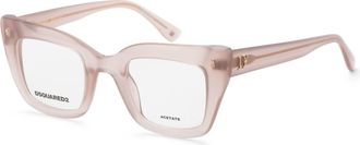 Dsquared2 Womens 47 mm Pink Opticals