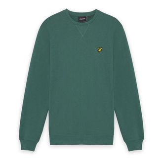 Lyle & Scott Sweatshirts, male, Green, Size: XL Mid Layers Crew Neck Sweatshirt