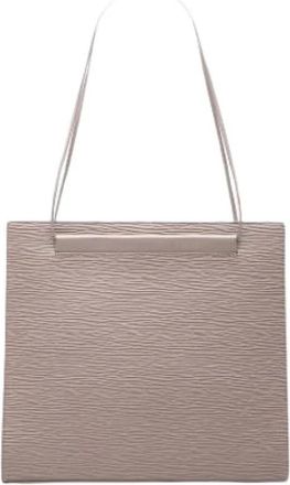 Louis Vuitton Pre-owned Saint Tropez Tote Bag - Dames - Vintage Shopper - Grijs - ONE Size - Leer - Vintage