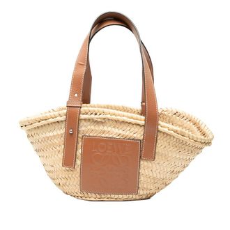 Loewe Pre-owned LOEWE Small Raffia Anagram Basket Bag Ladies D1V1MC8AVEN558A2