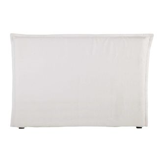 Maisons du monde Funda de cabecero 160 de lino lavado blanco - Morph&eacute;e