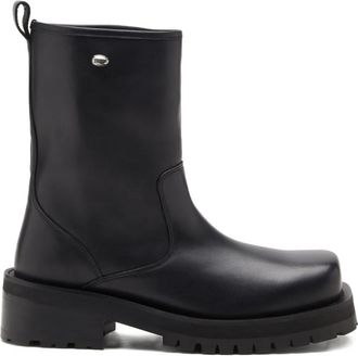 Diesel D-Texan laarzen met vierkante neus - Zwart