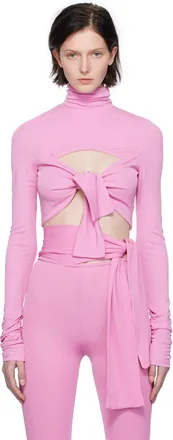 ワンピース ZADIG & VOLTAIRE Woman Dress Pink WWDR02526 670 Long Pink Silk Lace Dress | Zadig&Voltaire