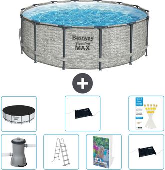 Bestway Piscina Bestway Steel Pro Max Redonda - 427x122 Cm - 8-piezas S562