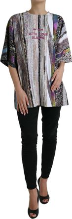 Dolce & Gabbana Oversized Graphic T-shirt Korte Mouwen