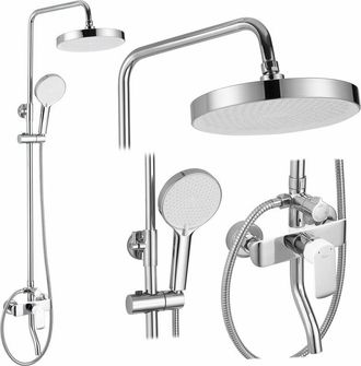 Rea Rea - Conjunto De Ducha Bloom White Chrome