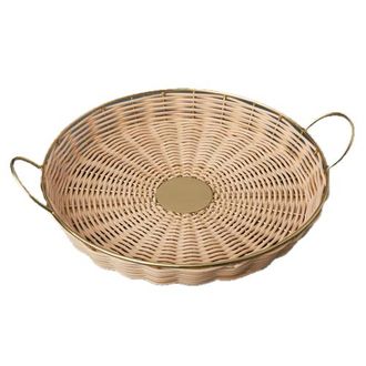 Be Home Rowan Round Tray in Natural at Nordstrom