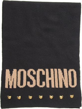 Moschino Sciarpa Nero Moschino Donna
