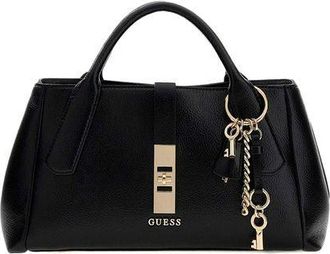 Guess Womens Satchel Black Polyurethane Satchel-bags