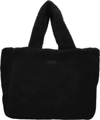 N&deg;21 Faux Fur Bag - Dames - Shoppers - Zwart - ONE Size - Tassen