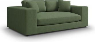 CXL by Christian Lacroix Sofá 3 plazas de pana verde