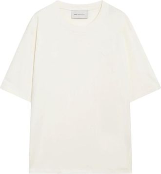Ami Quota T-Shirt - Heren - T-shirts - Wit - XL - Katoen - Tops