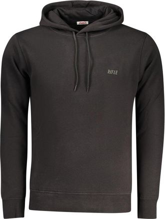 Rifle Zwarte Katoenen Heren Sweater