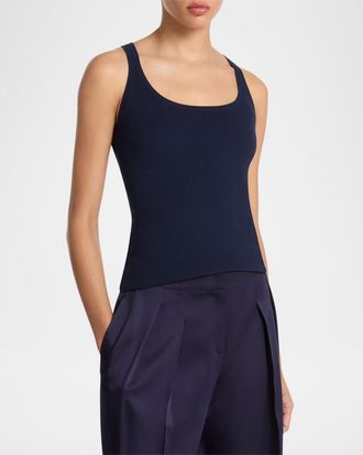 Michael Kors Ribbed Tank Top