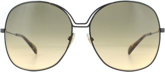 Givenchy Fashion Black Brown Ochre Sunglasses