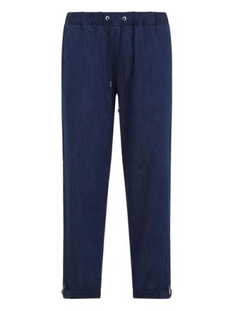 Moncler drawstring trousers - Blue