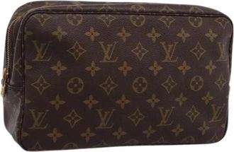 Louis Vuitton Pre-owned Canvas Clutch - Dames - Vintage Clutch - Bruin - ONE Size - Vintage