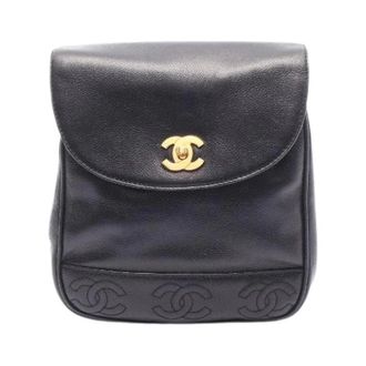 Chanel Pre-owned Caviar Skin Backpack - Dames - Pre-owned - Zwart - Maat: ONE Size Leer