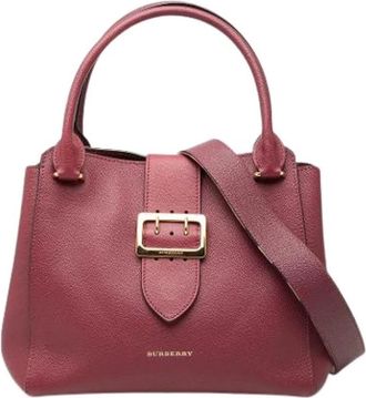 Burberry Borsa Satchel Pre-owned - - Pre-owned - Donna - Rosso - ONE SIZE
