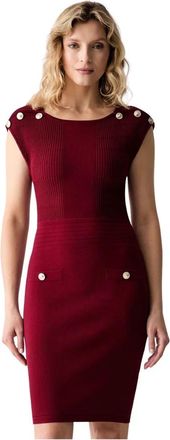 Guess Carmen Jurk - Dames - Feestkleedjes - Rood - M - Kleedjes