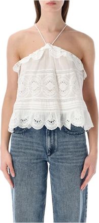 Isabel Marant Dames, Tops, Wit, Maat: XS Katoen