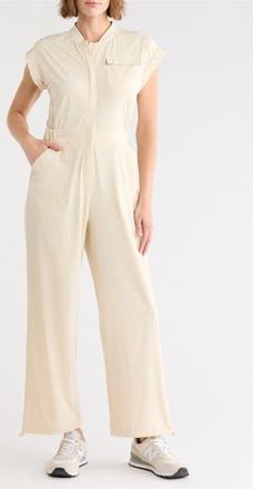 Apana Venture High Jumpsuit in Sand at Nordstrom Rack, Size X-Large