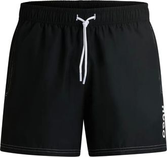 HUGO BOSS Zwembroek met logoprint - Zwart