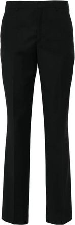 Filippa K Emma Tailored Broeken - Dames - Straight fit broeken - Zwart - 2XS - Wol - Broeken
