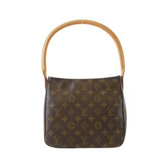Louis Vuitton Pre-owned Shoulder Bags, female, Brown, Size: ONE SIZE Pre-owned Monogram Looping Shoulder Bag