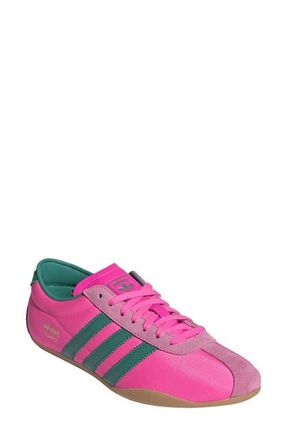 adidas Tokyo Low Top Sneaker in Lucid Pink/Power Green/Gold at Nordstrom, Size 10.5