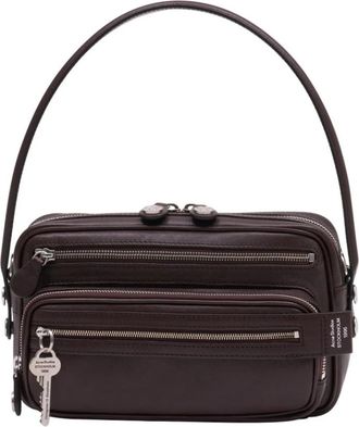 Acne Studios Camero Party Schoudertas - Dames - Schoudertassen - Bruin - ONE Size - Leer - Tassen