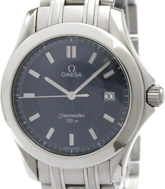Omega Pre-owned Watches, male, Blue, Size: ONE SIZE Pre-owned Seamaster 2511.82 Wristwatch
