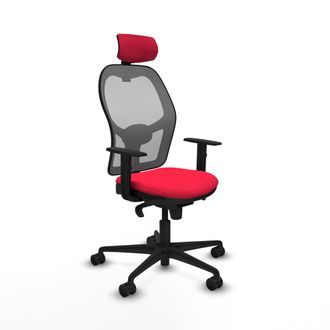 Piqueras y Crespo Silla De Oficina Con Cabecero Jorquera Piqueras Y Crespo 1d036n2 Rojo