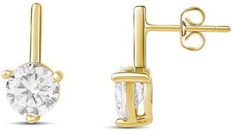 SHYMI Cubic Zirconia Drop Earrings in Gold at Nordstrom, Size Small