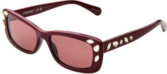 Swarovski Womens Sk600854-X 54Mm Sunglasses