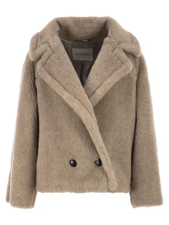 Max Mara Mxmcambusa Teddymantel aus Alpaka und Kaschmir