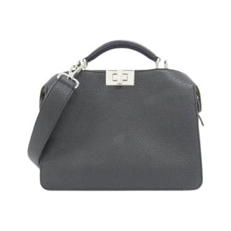 Fendi Pre-owned Peekaboo Handtas - Dames - Vintage Handtas - Zwart - ONE Size - Leer - Vintage