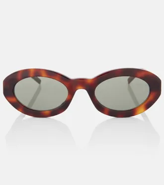 Saint Laurent Occhiali da sole ovali SL M136