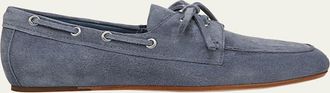 Vince Marin Suede Boat Loafers
