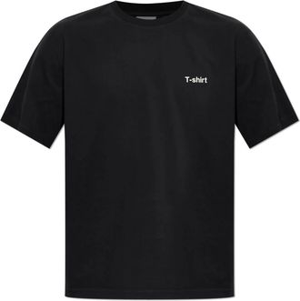 VETEMENTS Definition Regular T-shirt - Heren - T-shirts - Zwart - XS - Katoen - Tops