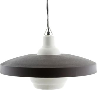 SIA Déco Lámpara colgante de porcelana blanca H15