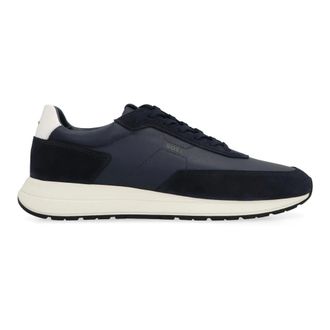 HUGO BOSS Heren, Schoenen, Blauw, Maat: 39 EU Leer