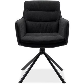 Calicosy Calicosy - Set di 2 Sedie Nere L63 cm - Logan