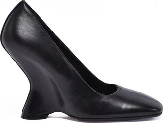 Dries Van Noten Heeled Pumps Covered Heel - Black