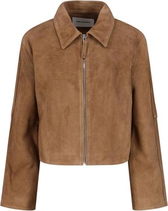 Low Classic Brown Goat Suede Jacket